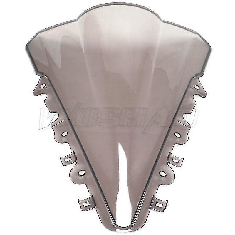 Parabrezza a doppia bolla per motocicletta squisita per Yamaha Yzf R15 R 15 2014-2016, nero iridio, trasparente, cromato.