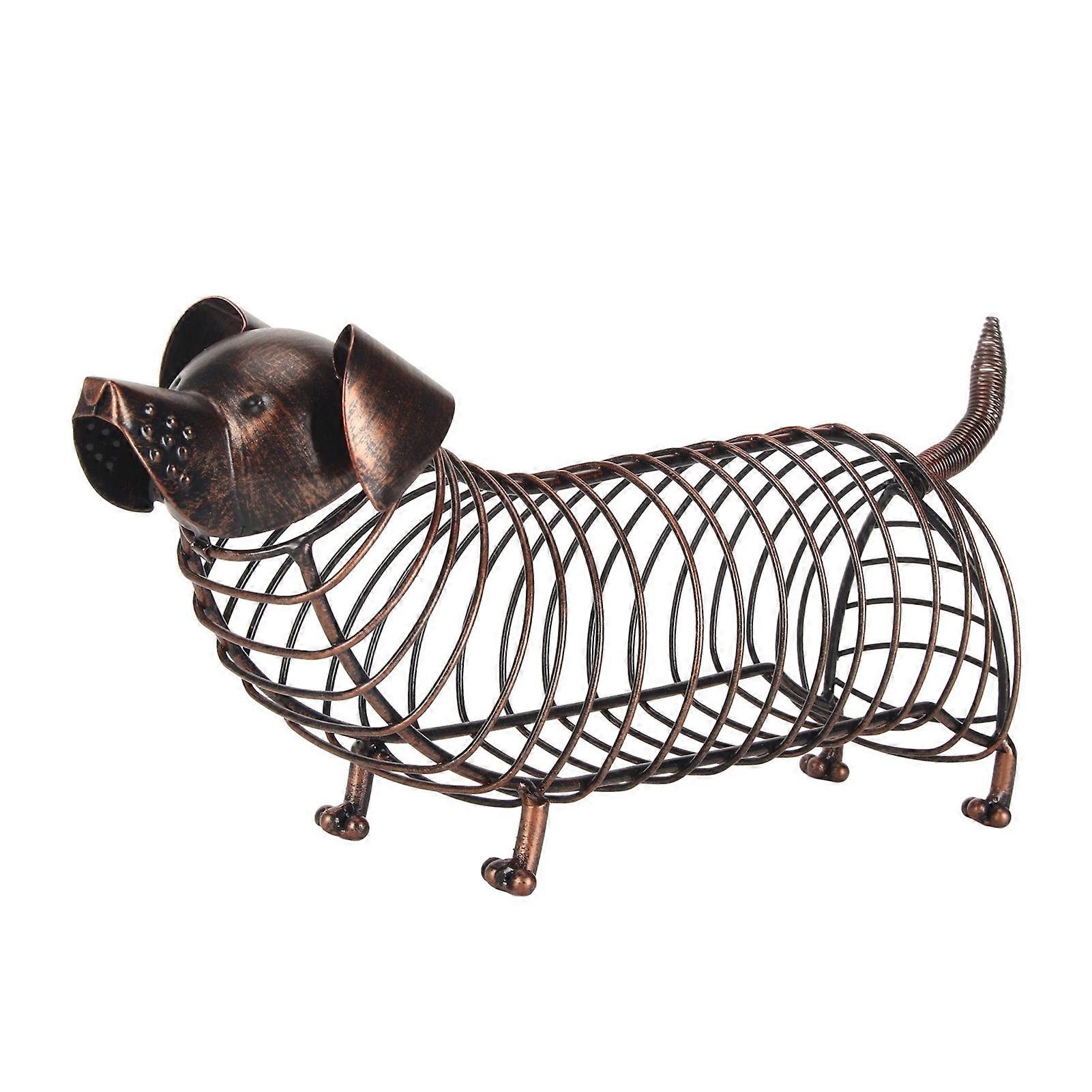Dachshund Wine Cork Holder Modern Lifelike Rust Prevention Wine Cork Holders Decorative for Collection Storage