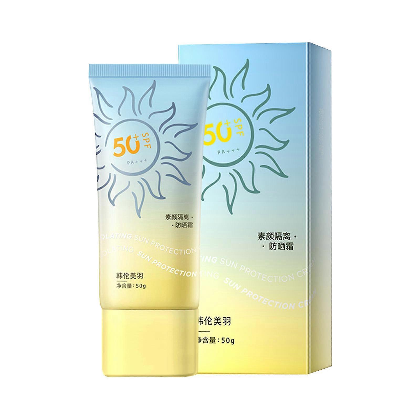 Isolation Sunscreen SPF50+++moisturizing Universal Moisturizing Water Moisturizing Protective Cream 50g