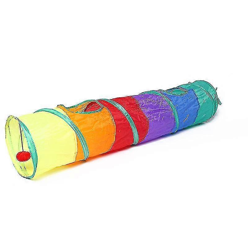 Agility tunnel for hunder 115*25cm (regnbuefarger)