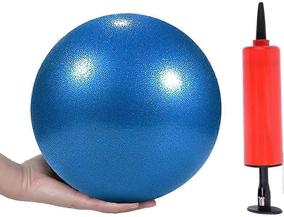 PPIAO Mini Yoga Pilates Ball 9 Inch for Stability Exercise Training Gym Anti Burst and Slip Resistant Balls with Inflatable Straw