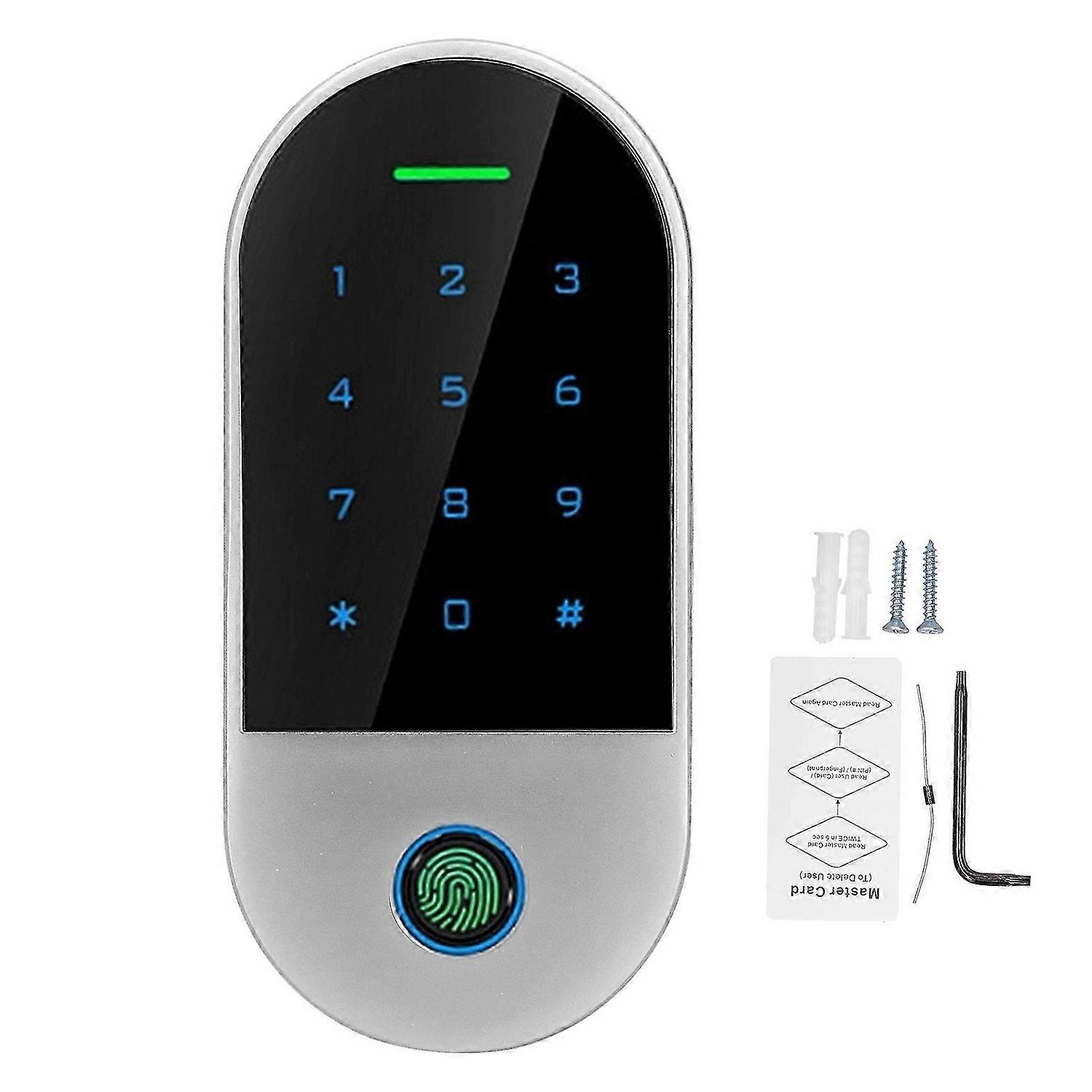 Keypad Access Control Metal IP66 125KHZ RFID for Tuya Bluetooth Fingerprint Password Card Unlock