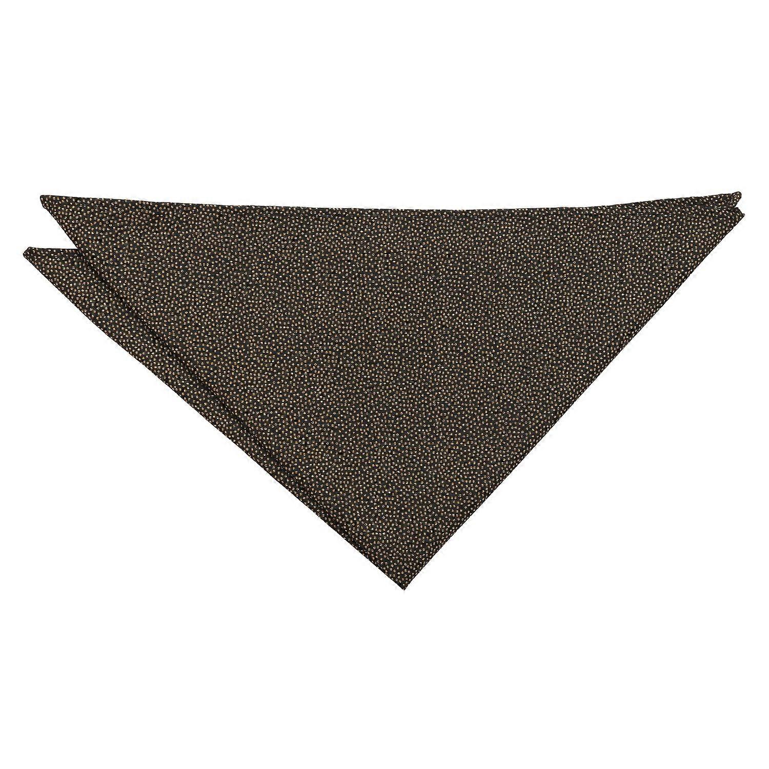 Black Metallic Pocket Square