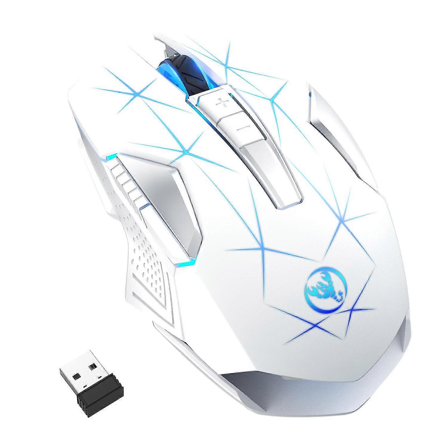 2.4g Wireless Mouse Game Usb Charge 2400dpi Adjustable-gaming Mouse Mice For Pc