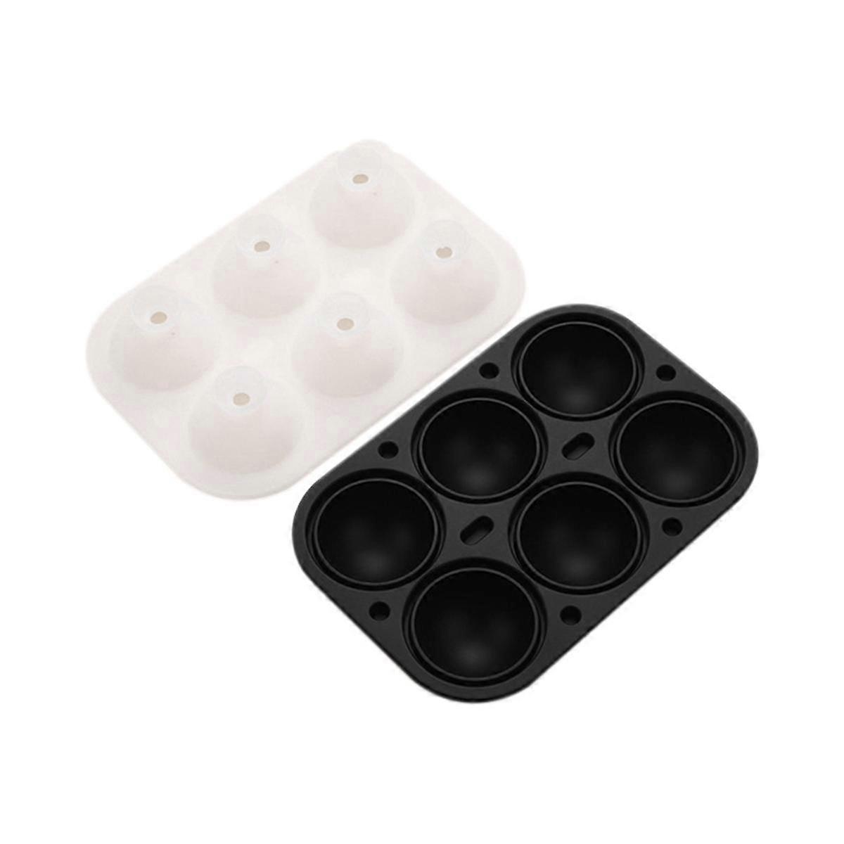 Ice Ball Mold Food Grade Silicone Funnel-Free Easy Demoulding Summer Whiskey Ice Ball Ice Square Mo