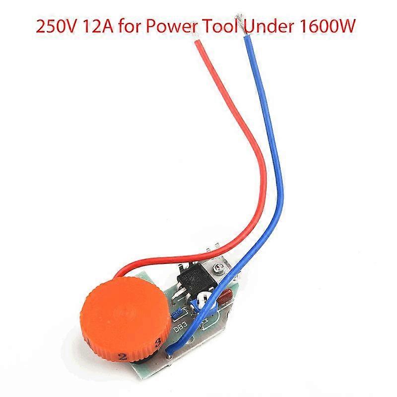 6 Speed Regulation Speed Control Switch For 220v-250v Electric Angle Grinde Plastic Shell 12A Power Tools Speed Control Switch
