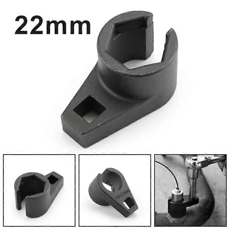 1Pc Square Mouth 3/8 22mm Oxygen Sensor Socket Removal Tool Universal Drive Remover Oxygen Sensor Socket Car Repair Hand Tool