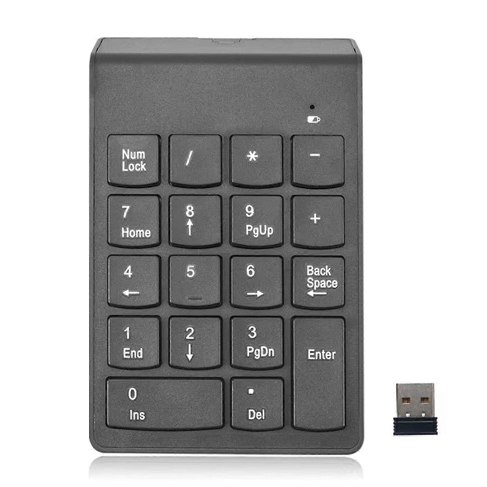 2.4g Wireless Numeric Keyboard 18-key Small Keypad Usb Mechanical Floating Feel