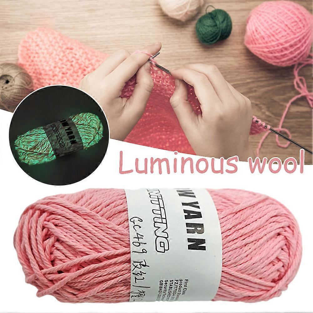 Hand-Knitting DIY Luminous Yarn Multi-Color Emitting Blended Yarn for Cardigan Scarf