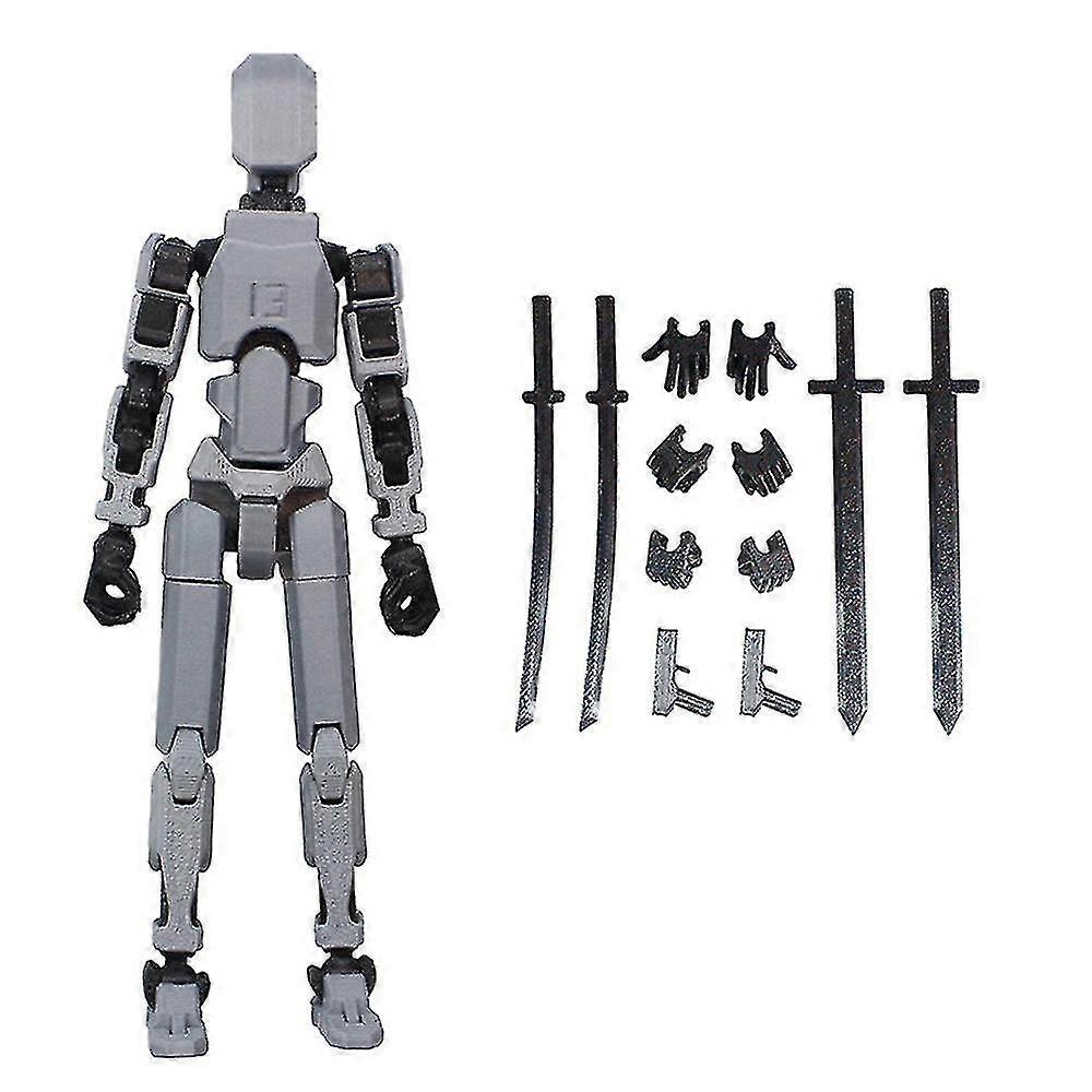 T13 Actionfigur Titan 13 Actionfigur Robot Action Figur3D-trykt action