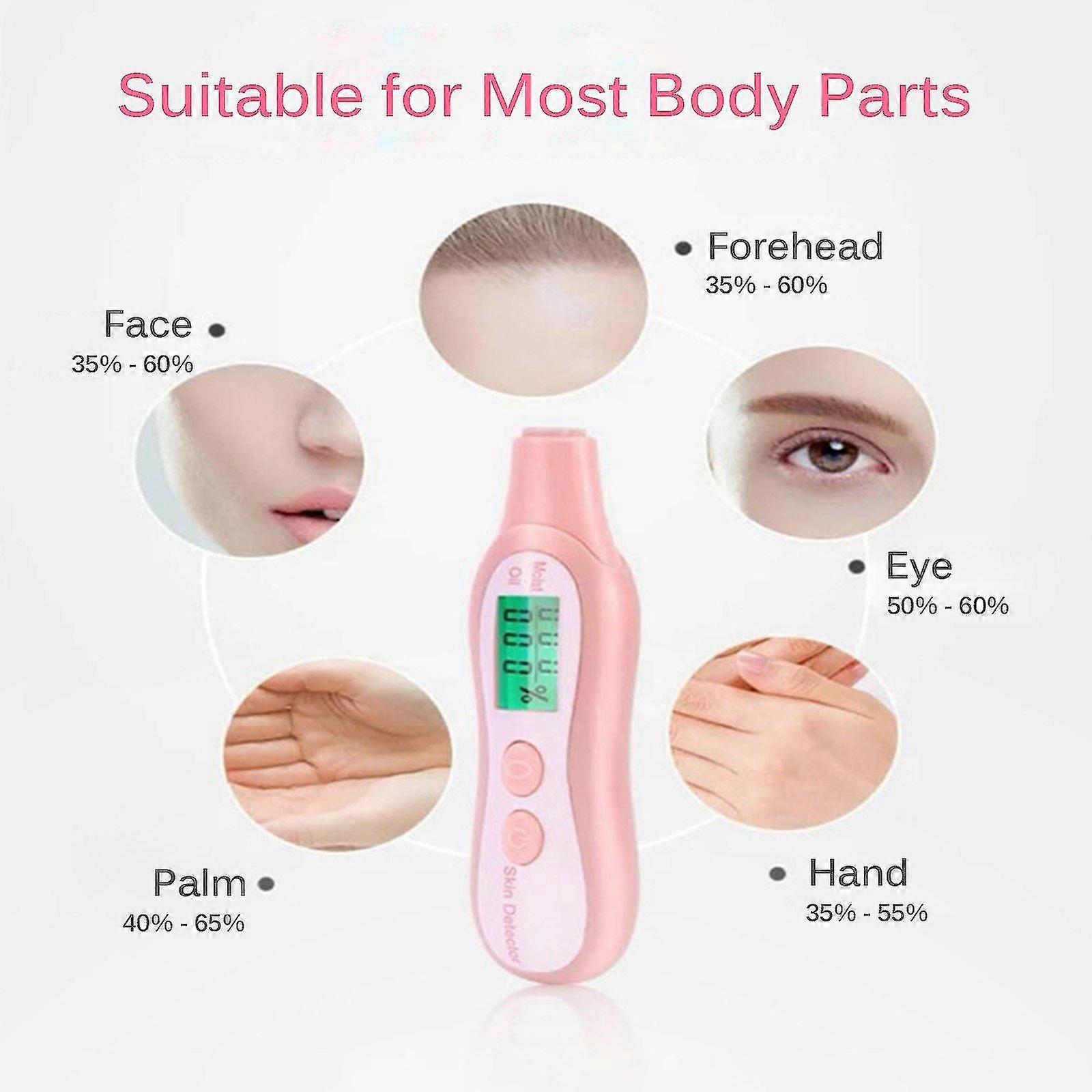 Skin Tester Analyzer Cordless Portable Facial Moisture Monitor Skin Care Device For Beauty Salon Spa Home Travel