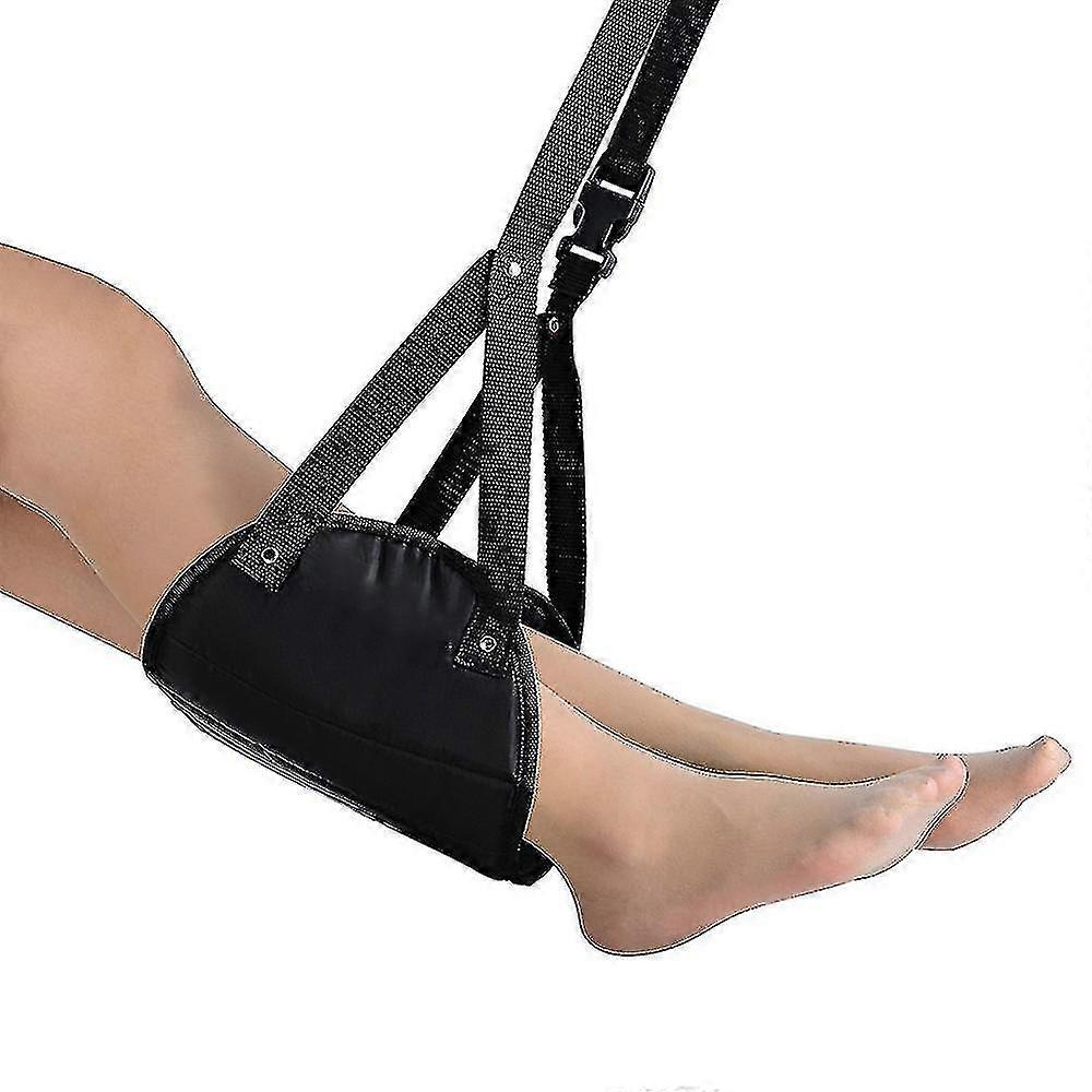 Portable Travel Foot Rest Sling Adjustable Retractable