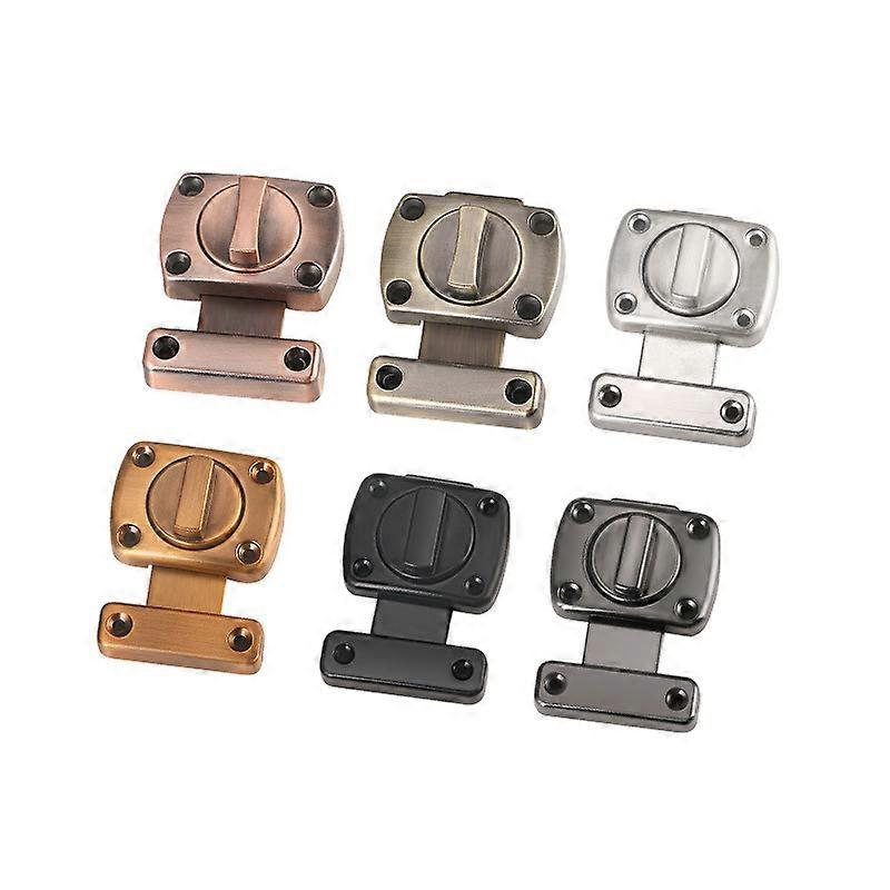 Latch Turn Latch Zinc Alloy Door Latch With 6 Screws Suitable For Bathroom Bedroom Balcony Door