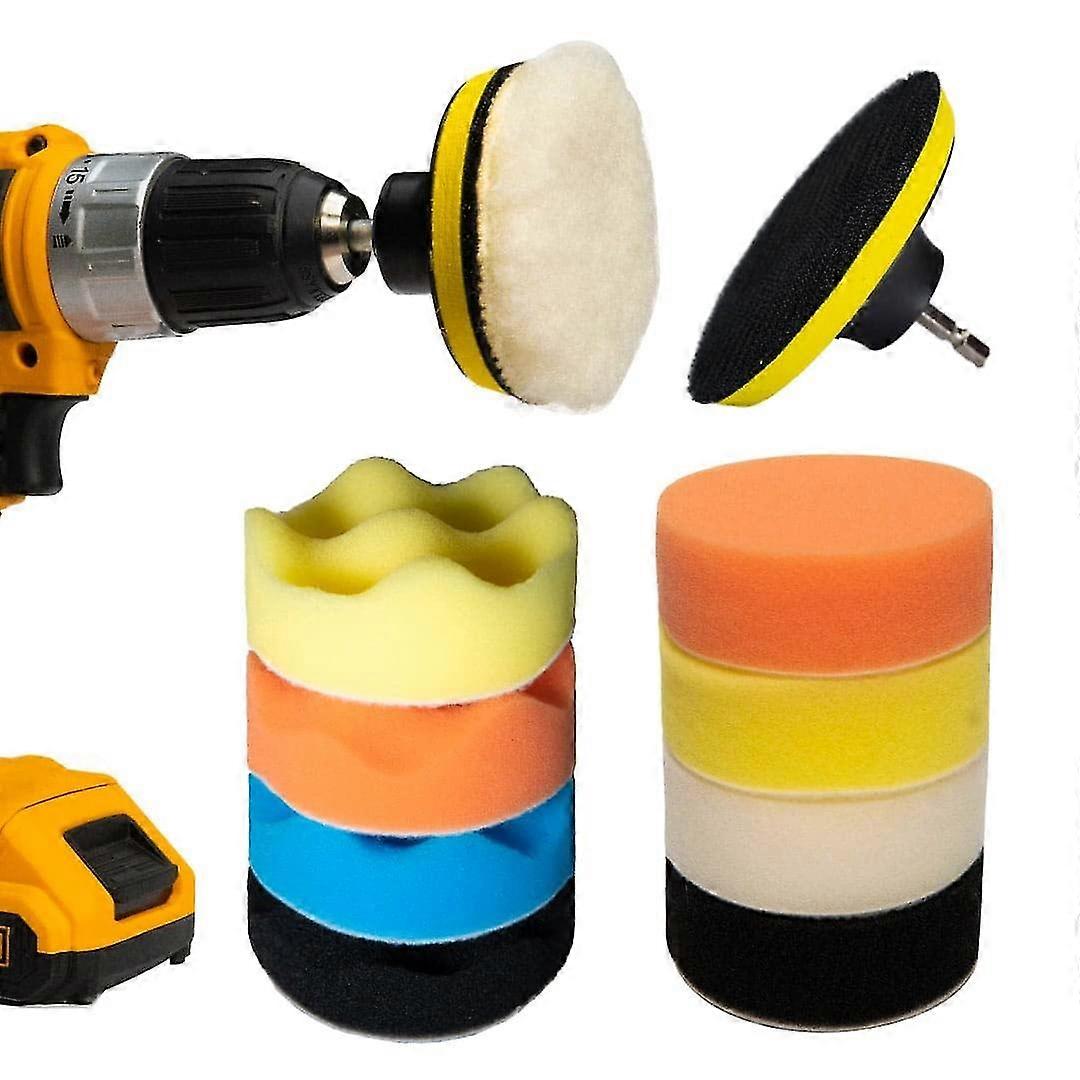 Buffing pads 11 pcs  3 inch  car polishing, waxing, compounding & sealing glazes for automative