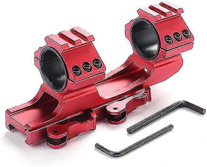 Scope Bracket, Red Scope Bracket, One-piece 30mm Tube Clip, Quick Release Sight Clip