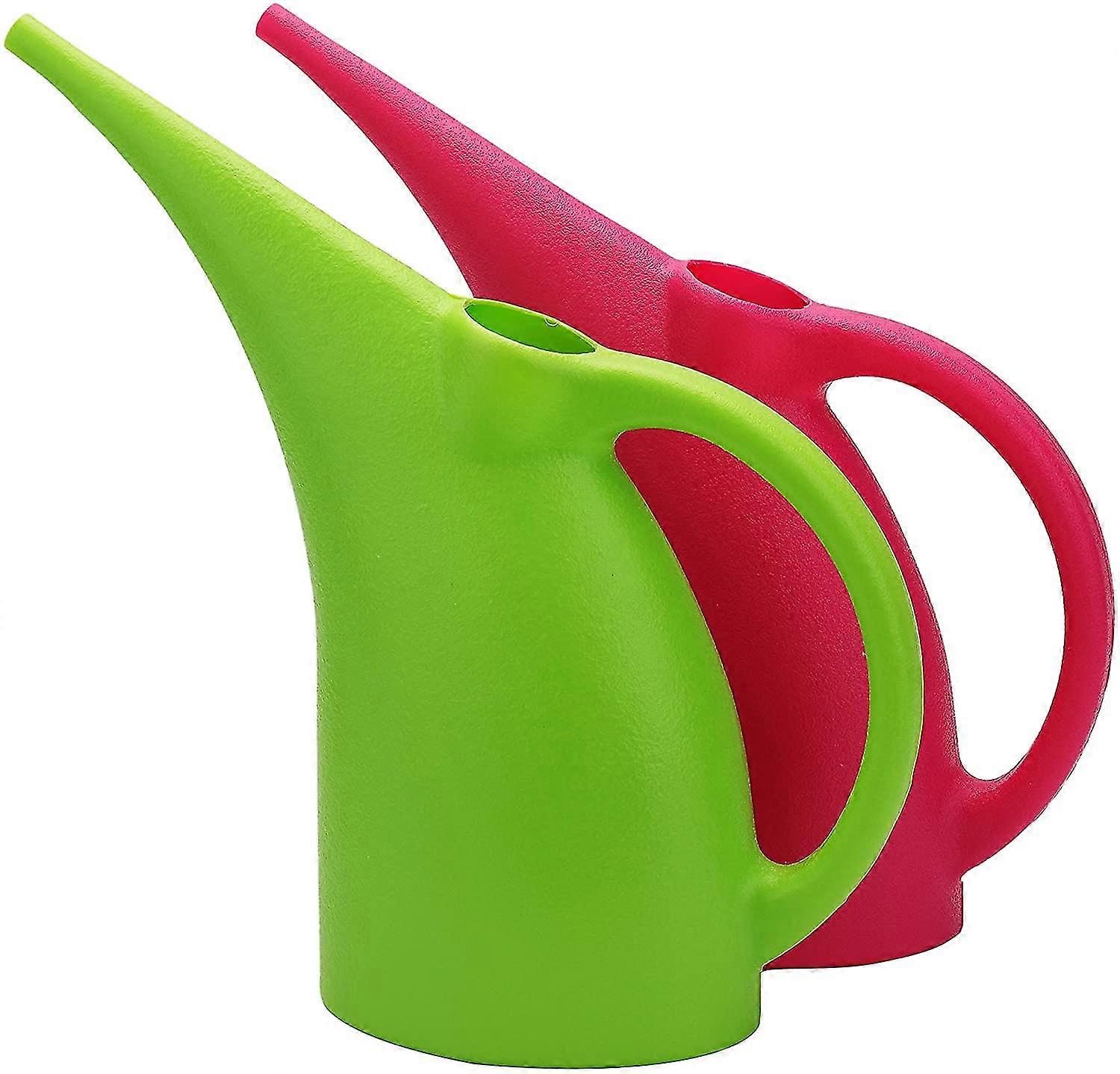 2 Pack 1/2-gallon Plastic Watering Can Watering