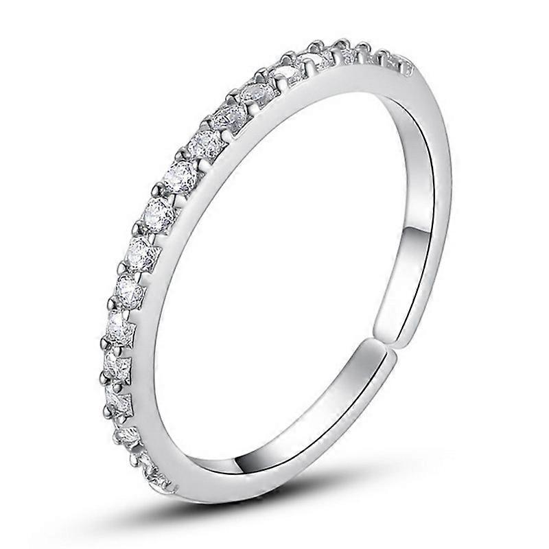 Simulated Diamond Stackable Ring Eternity