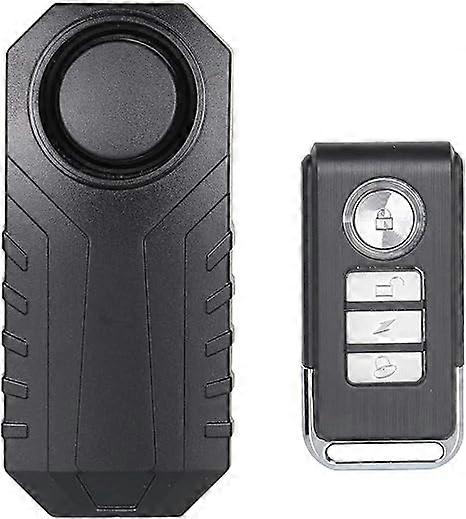 Bicycle Alarm, Anti-theft Device for Bicycle, Motorcycle, Car Vehicle with Remote Control, 113db Super Loud Volume (1 Pack)