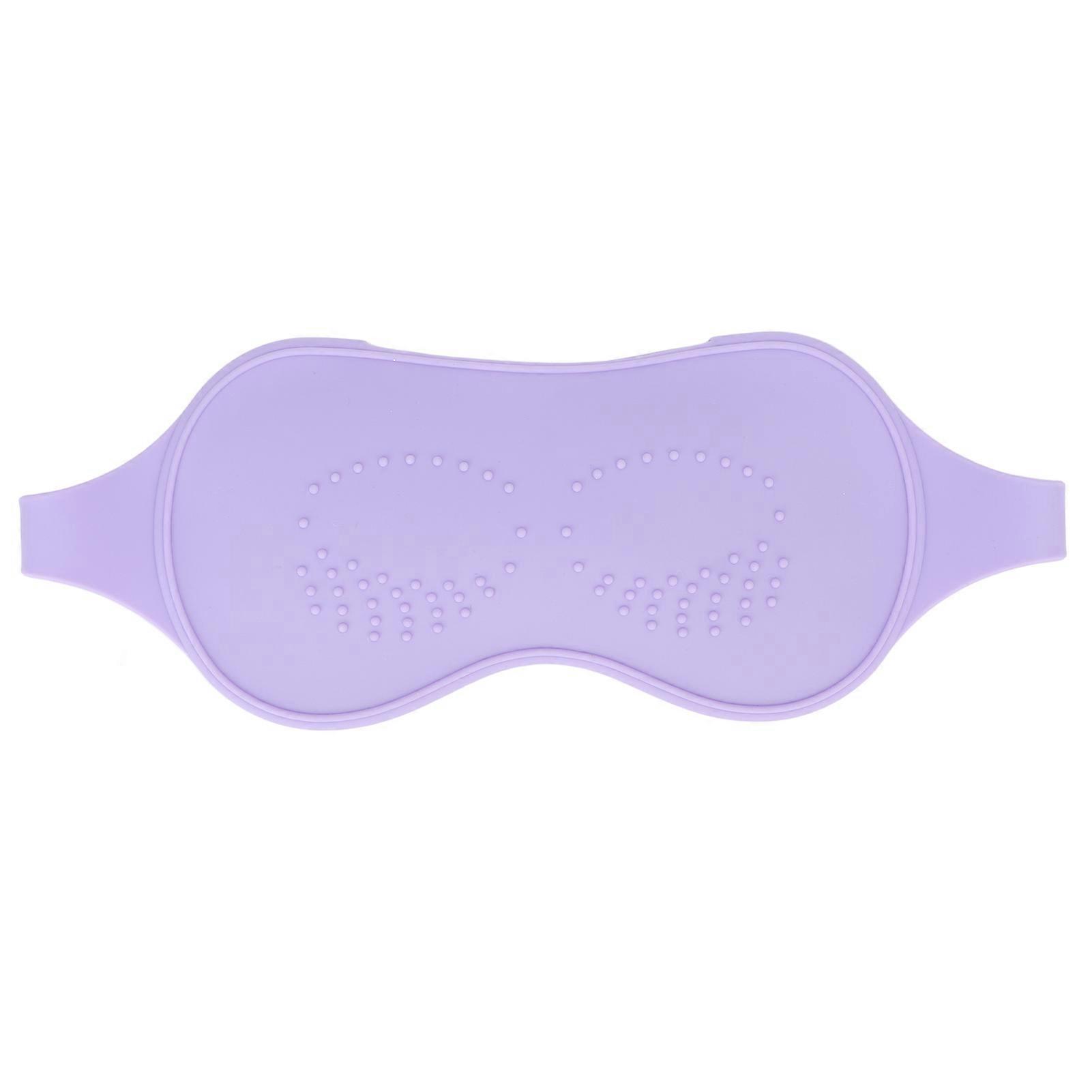 Gel Eye Pad Soft Silicone Hot Ice Compress Relief Fatigue Reusable Adjustable Size Eye PatchPurple