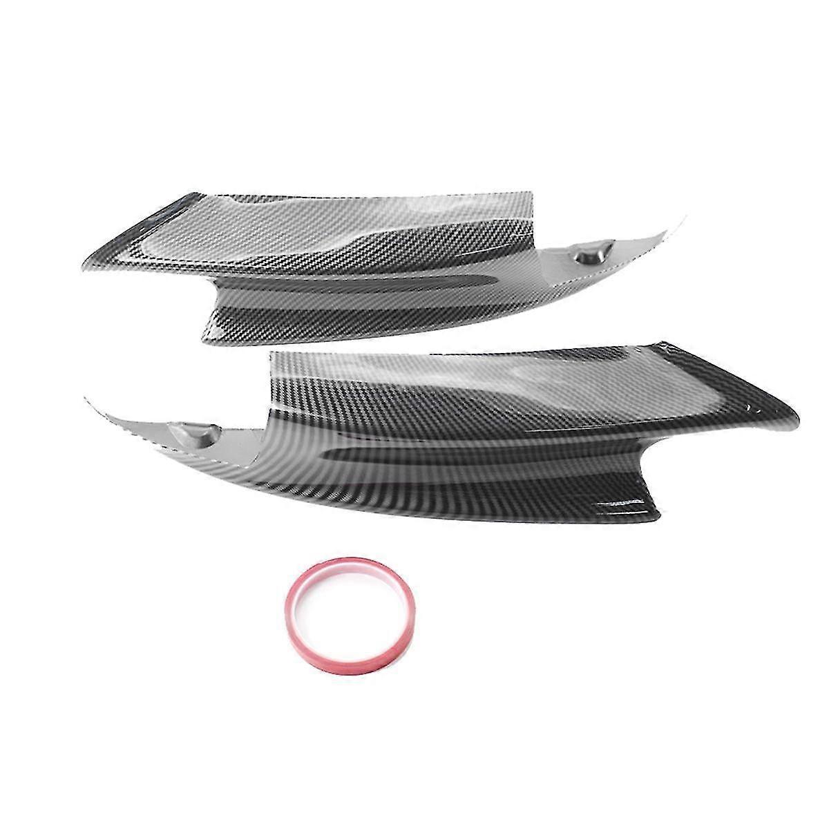 1pair Car Front Left & Right Lower Bumper Splitter compatible with E90 E92 E93 M3 2006-2013 Front Lip Trim Prot