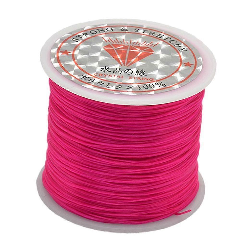 50m Elastic Cord Stretchy String Thread 50 Meters for Jewelry DIY purple