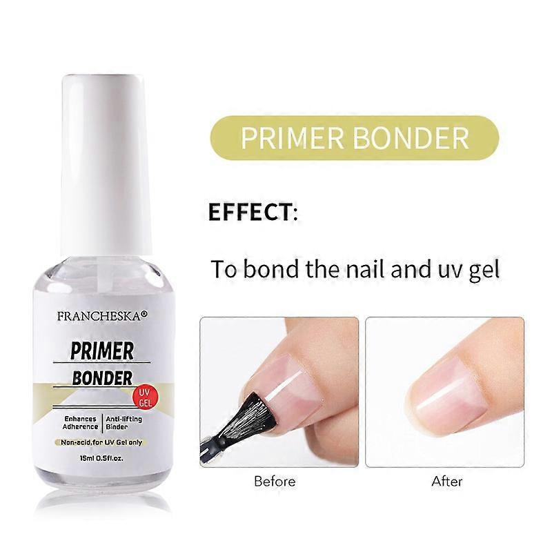 15ml Nail Primering Set Bonder Prep Dehydrator Desiccant Anti-warping Fast Drying