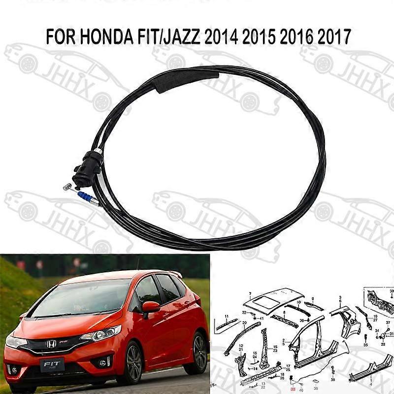 תואם Jazz/Fit Fit 2014 2015 2016 2017 כבל Tailgate כבל תא מטען כבל תא מטען