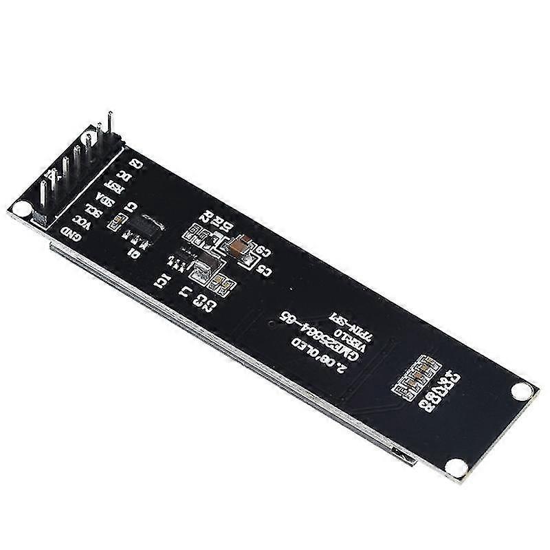 Real OLED Display 2.08 Inch 256x64 Graphic LCD Module White Display Screen LCM Screen SH1122 Controller Support SPI+(cfte