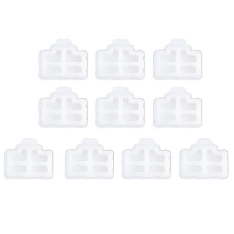 10pcs Ethernet Hub Port Rj45 Anti Dust Cover Cap Protector Plug