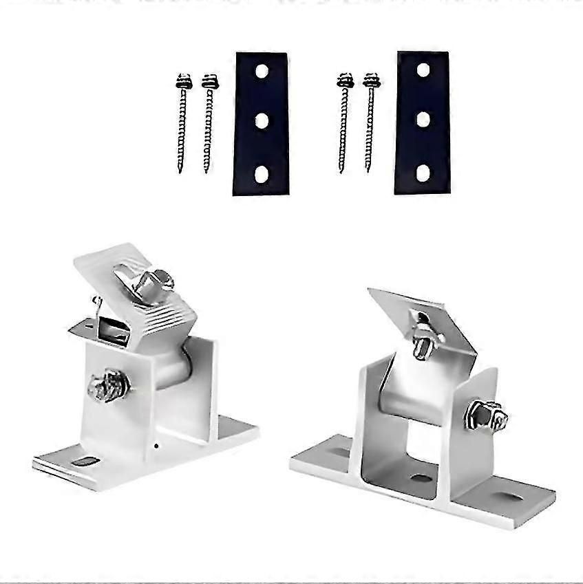 Solar Panel Bracket Support Package, Solar Panel Holder End Clamp Kit
