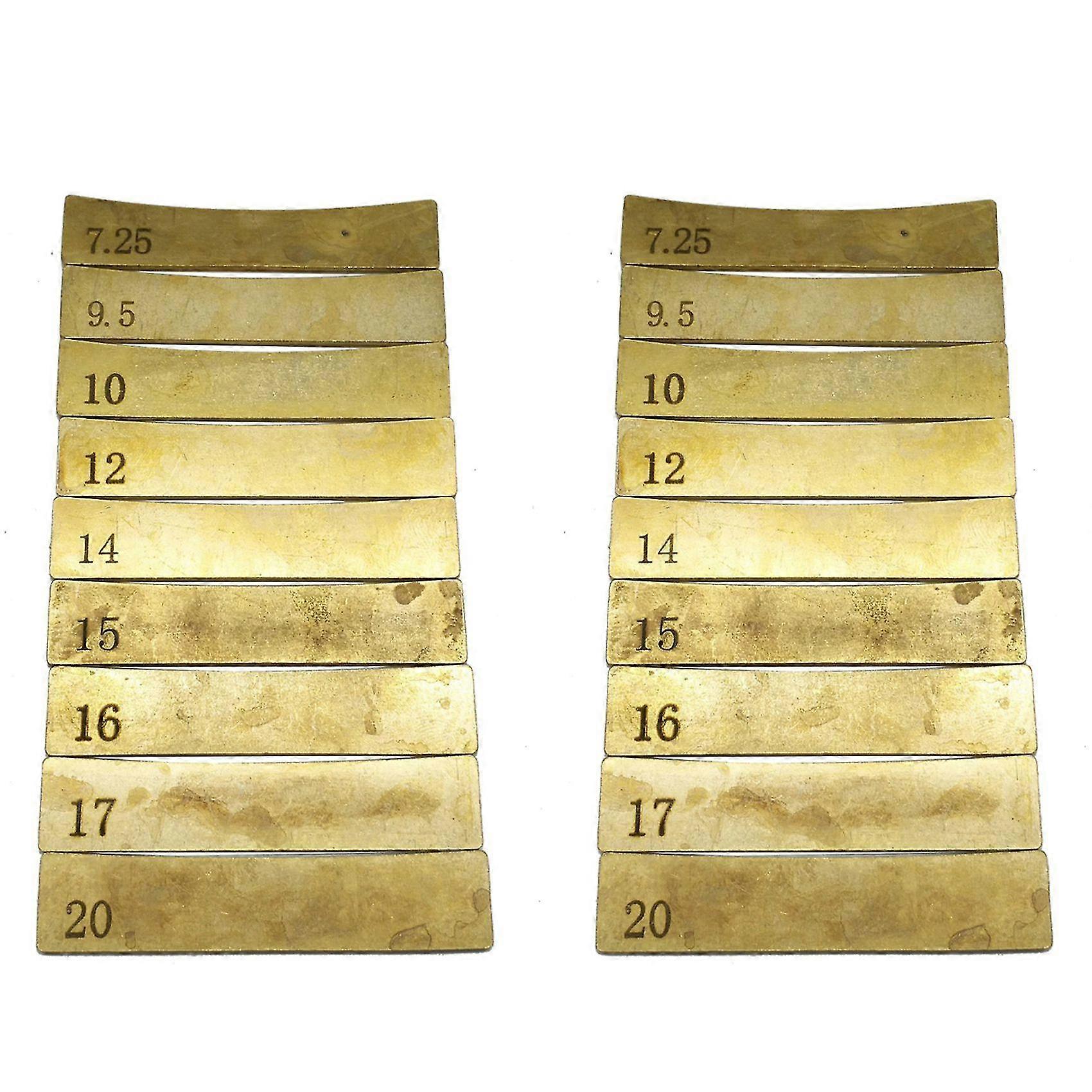 18x elektrisk gitarrbasradie greppbräda fret pressbågsverktyg