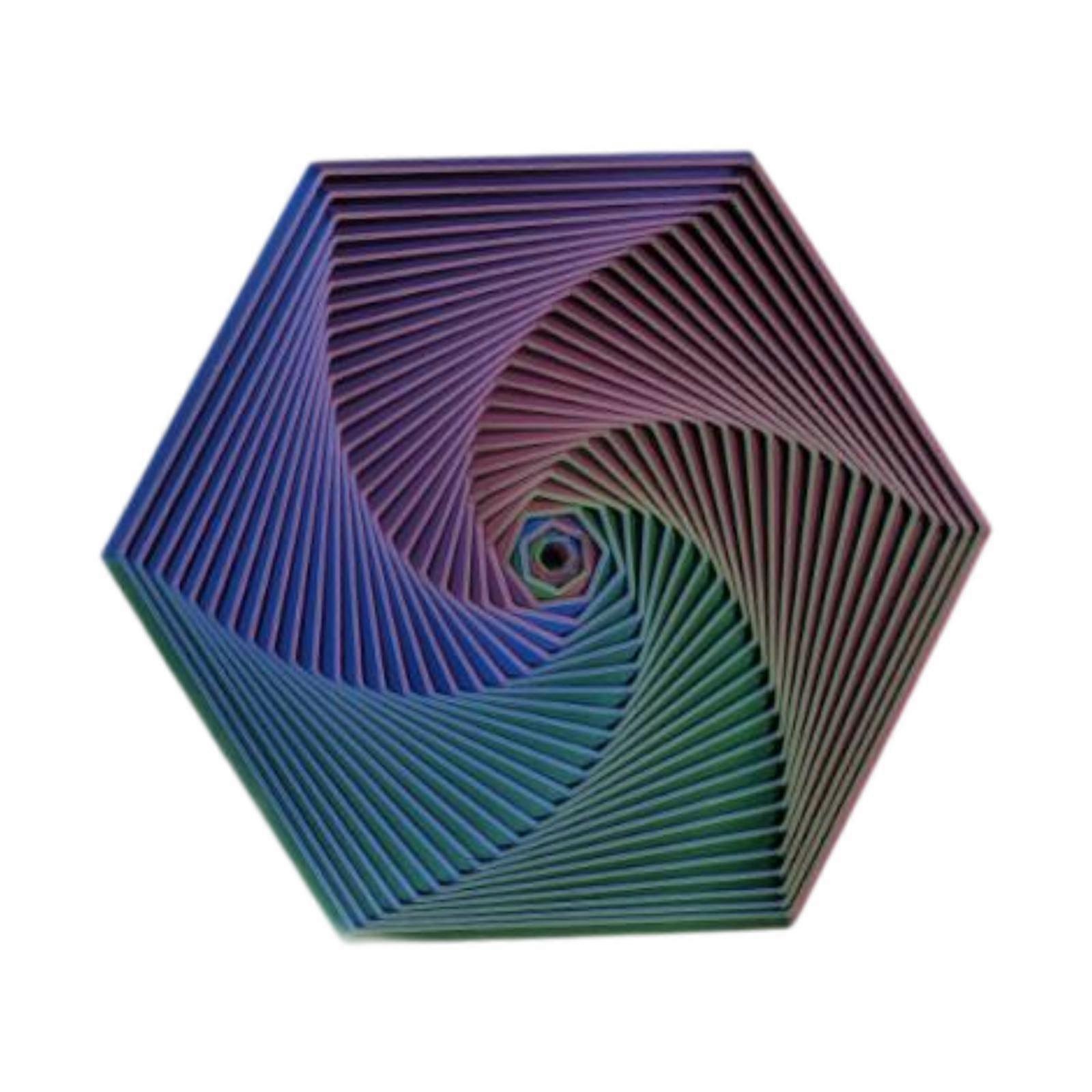 Fractal Fidget Hexagon Novelty Gift 3D Printed Hexagon Toy for Adults Children S 2 colors
