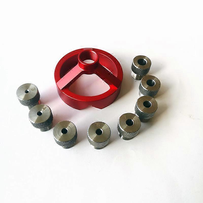 Woodworking vertical positioning punch, hinge opener / hand-held punch locator, right angle punch