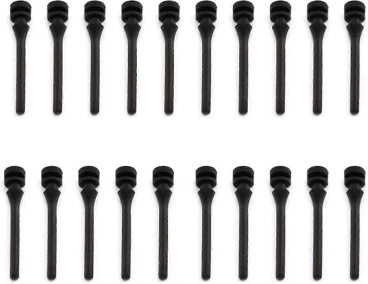 20pcs 45mm PCケースファン取り付けピンコンピュータコンポーネントアンチノイズ振動シリコーンゴムネジ