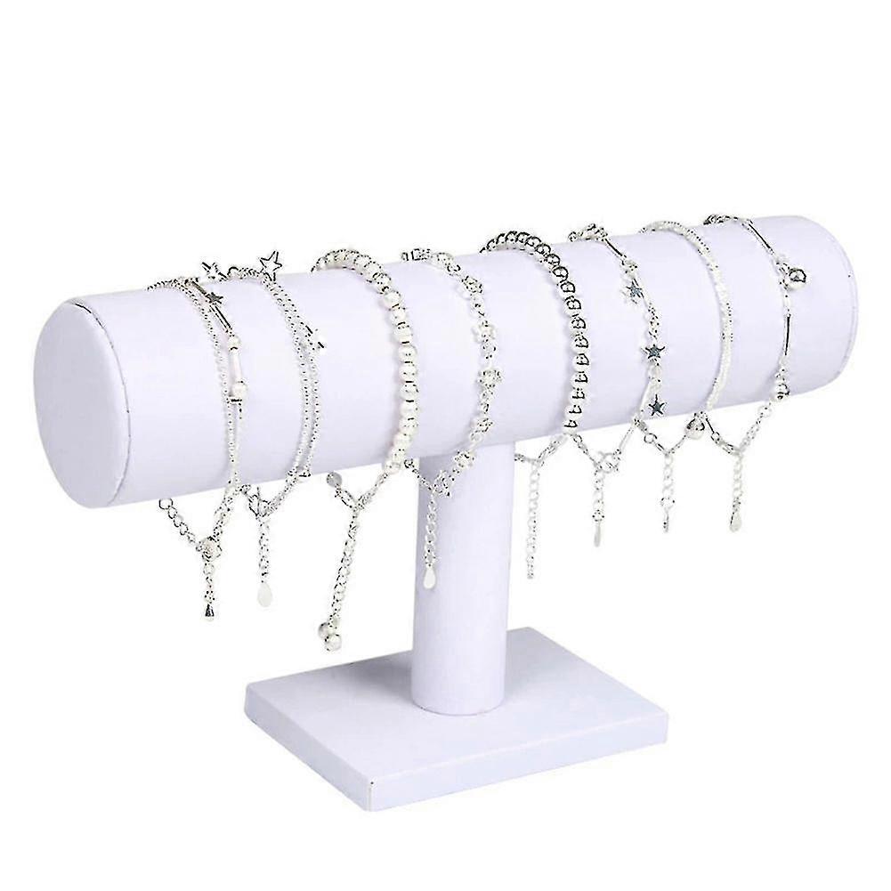 Bärbar Sammet / pu Läder Armband Bangle Halsband Display StåHållare Klocka Smycken