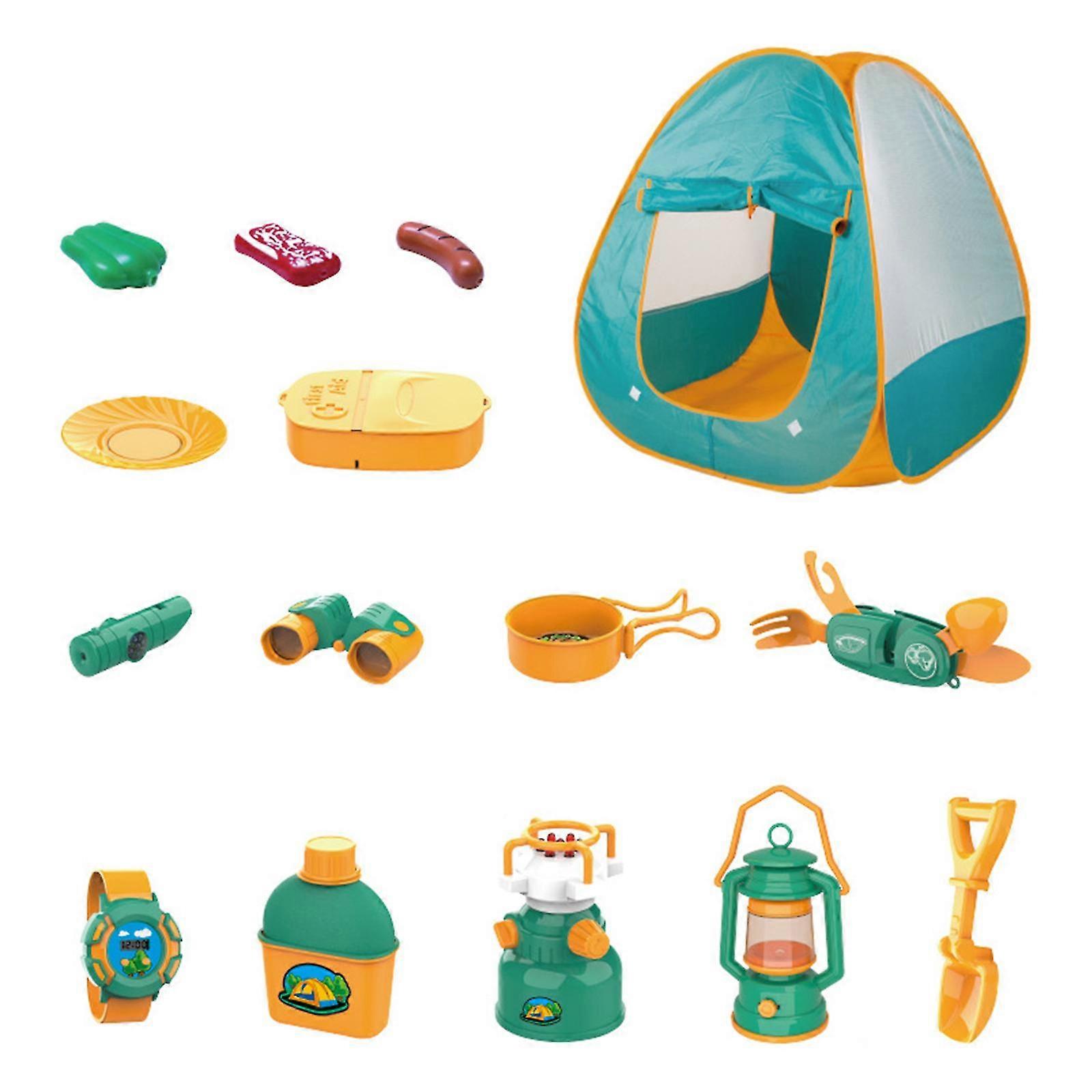 子供のおもちゃの腹筋PPナイロン屋内と屋外のマルチカラー1-2幼児のための子供のキャンプテントセットに座っている