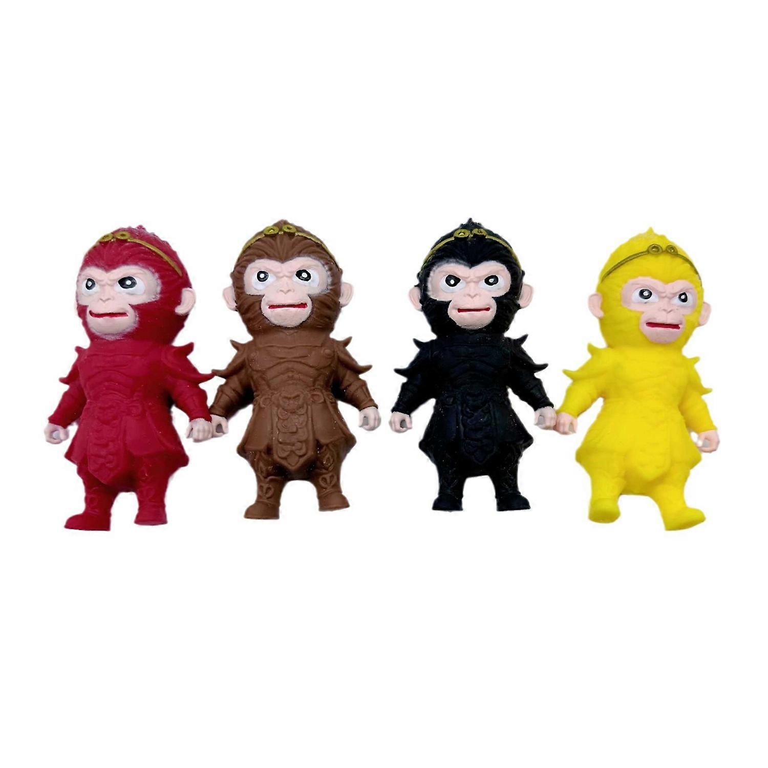 Wukong Squeeze Toy Slow Rebound Stress Anxiety Relief Portable Kids Teens Adults Monkey King
