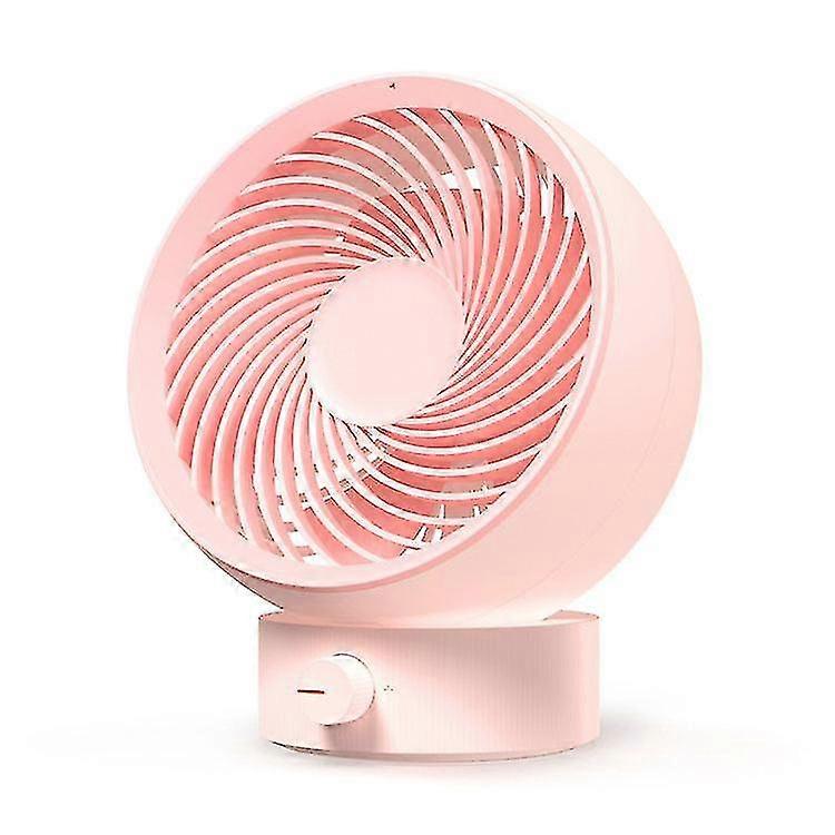 USB-Tischventilator, Mini-Lüfter tragbar, Desktop-Tisch-Lüfter, Plug-in-Power-Lüfter, Rotation starker Wind, leiser persönlicher kleiner Ventilator für Heim-Desktop-Büro T
