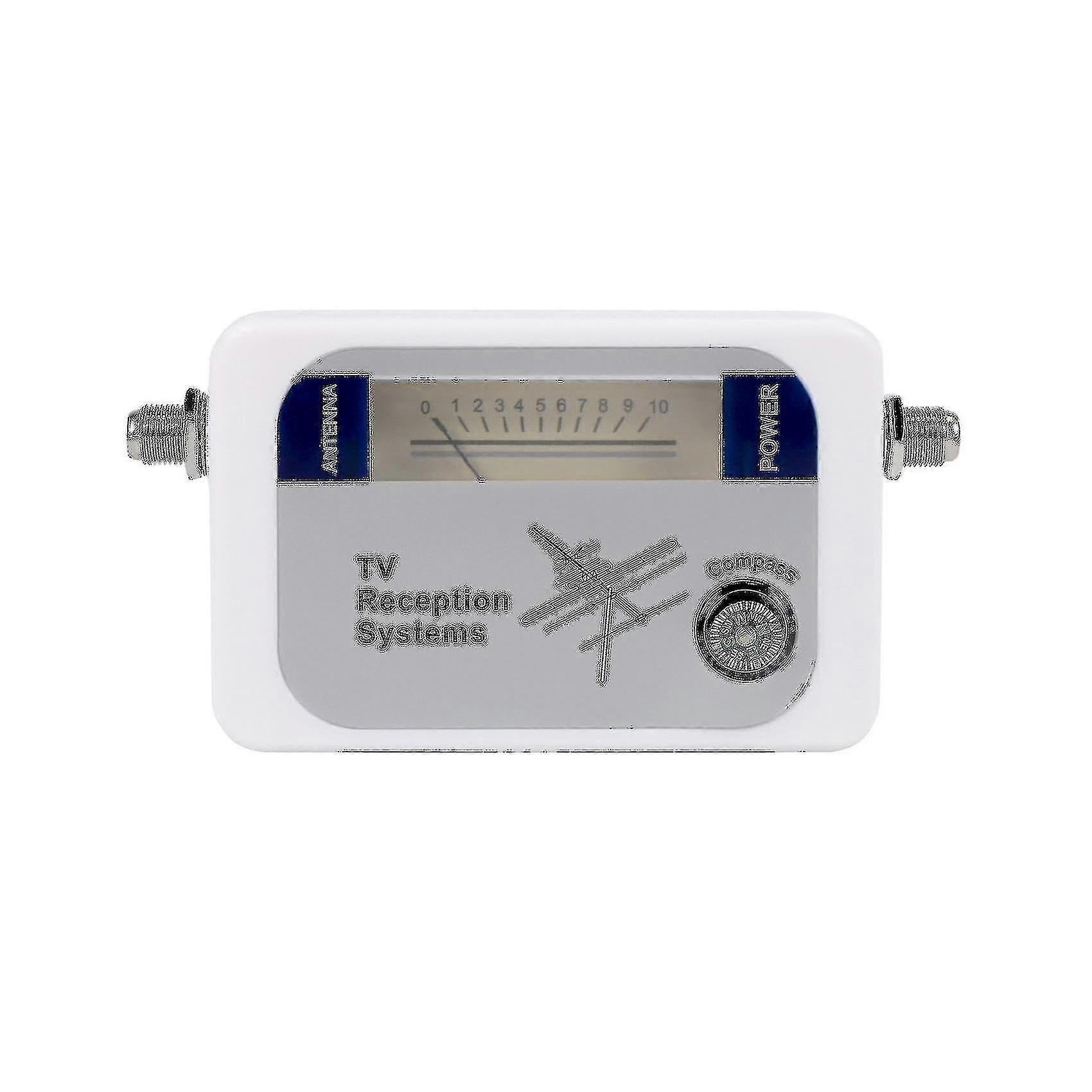 2024 Dvb-t Finder Digital Aerial Terrestrial Tv Antenna Signal Strength Meter White