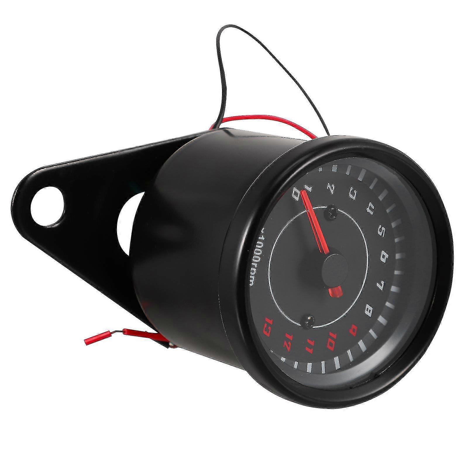 LED Digital Tachometer Motorcycle Modified Gauge Backlit
