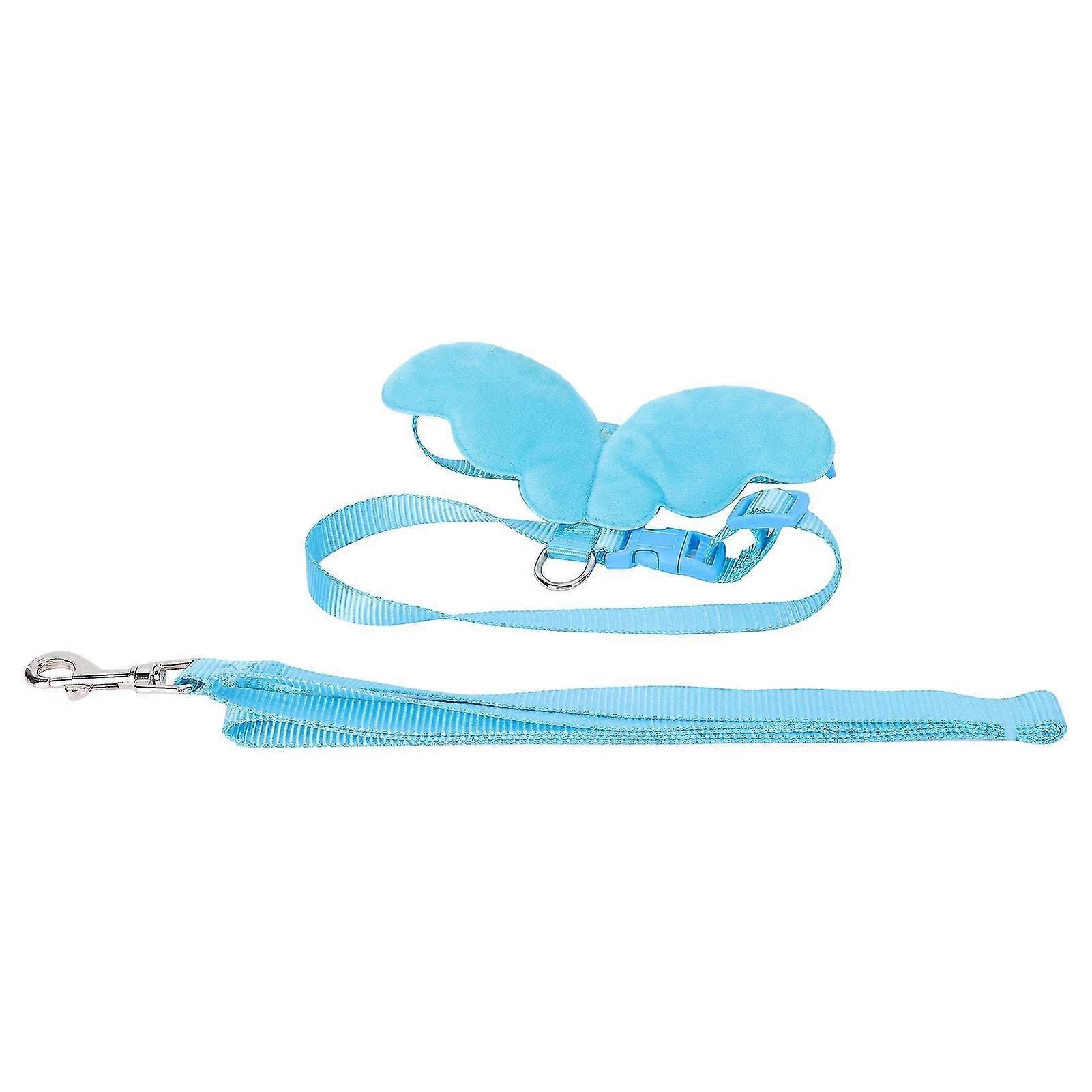 Adjustable Duck Harness Leash for Outdoor Walking - Blue S