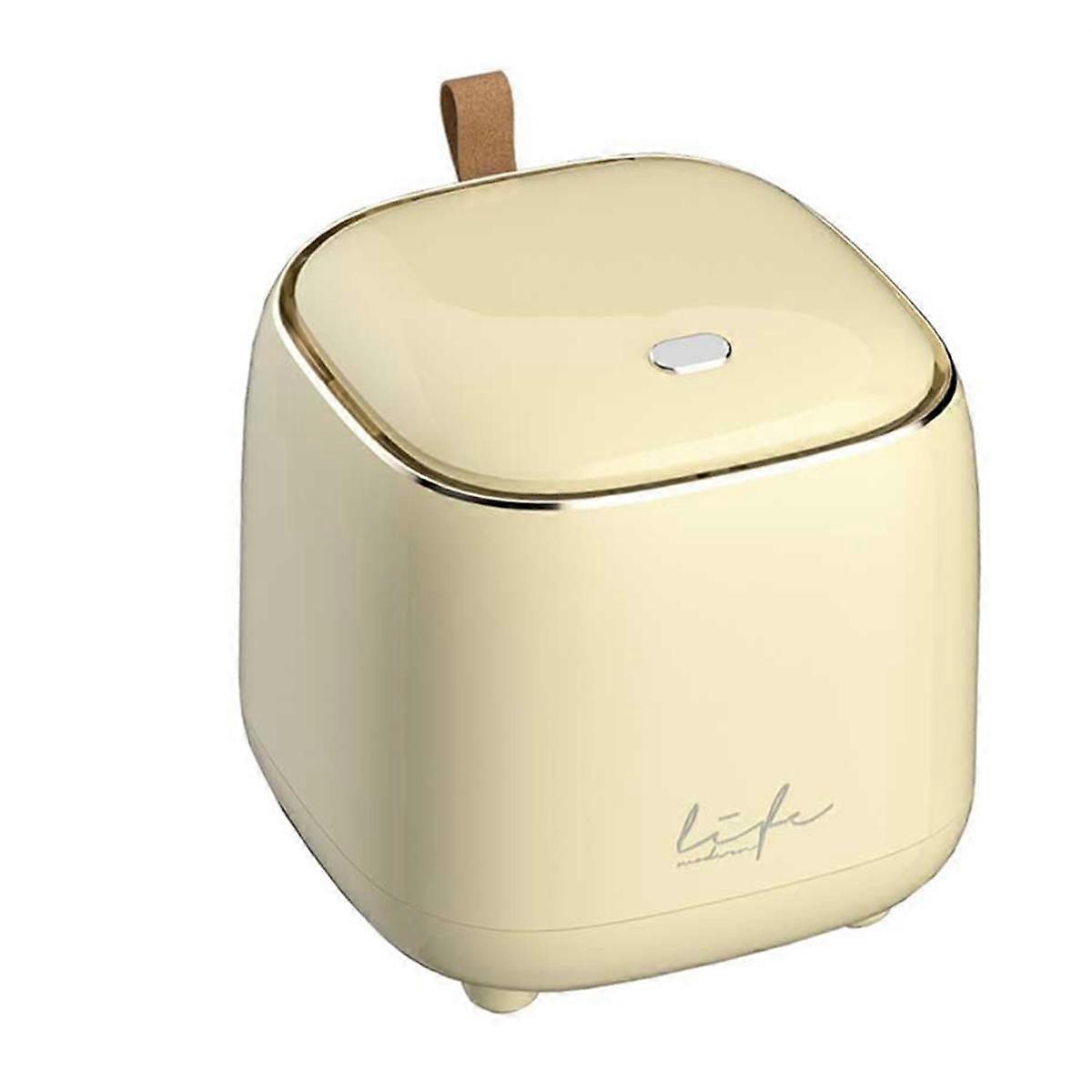 Countertop Trash Can , Waste Can with Press Type Lid, 0.5 Gallon/1.5 Liter Wastebasket Trash Can Di