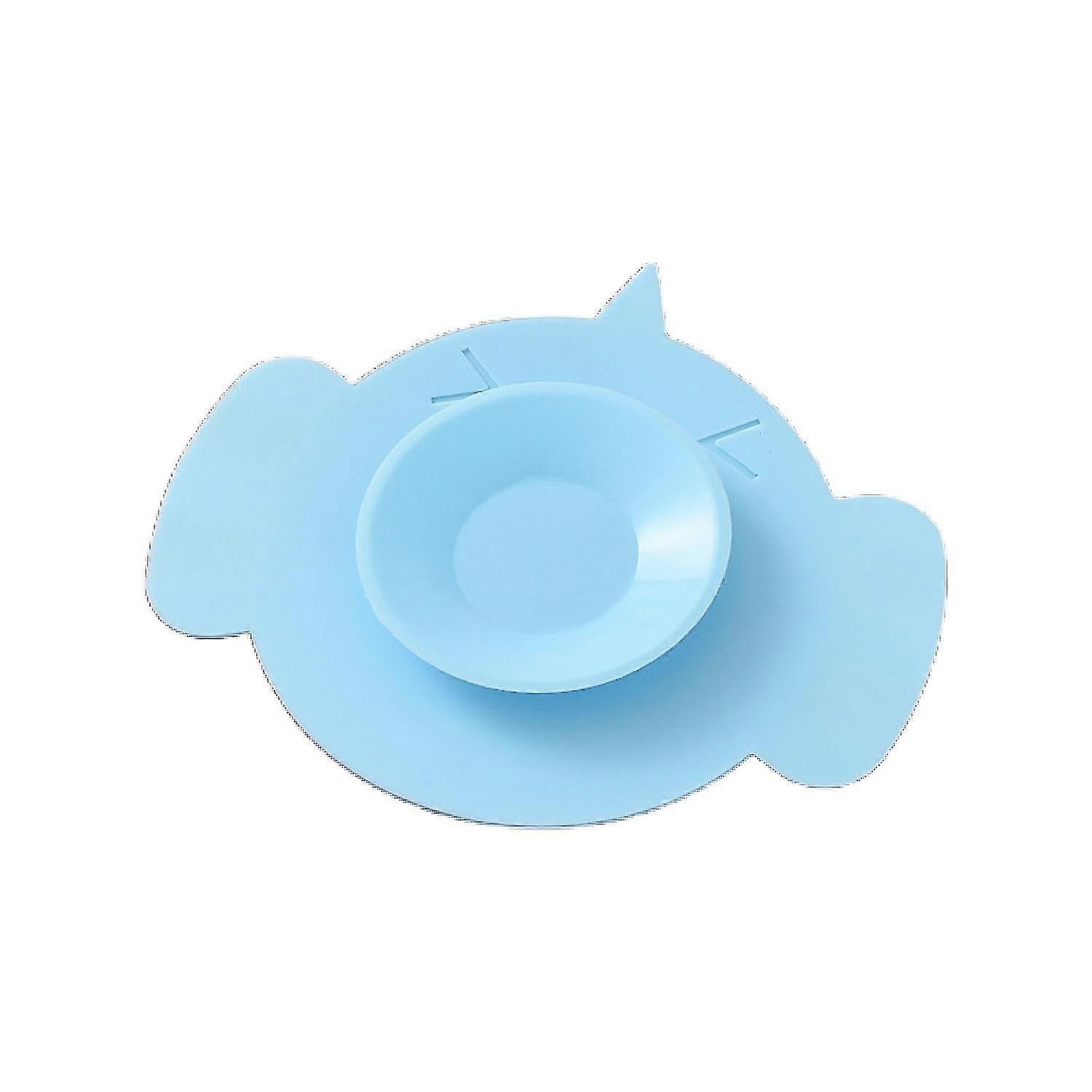 Suction Cup Placemat Non-slip Anti-tipping Silicone Elastic Fine Texture Bowl Pads for Toddlers