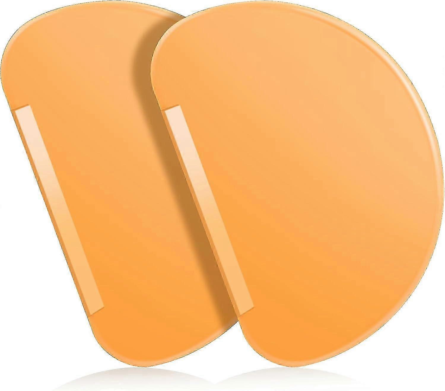 2PCS Flexible Bowl Scraper Silicone Bench Dough Spatula Multipurpose Curved Pastry Plastic Bowl Scraper Mixing Bowl