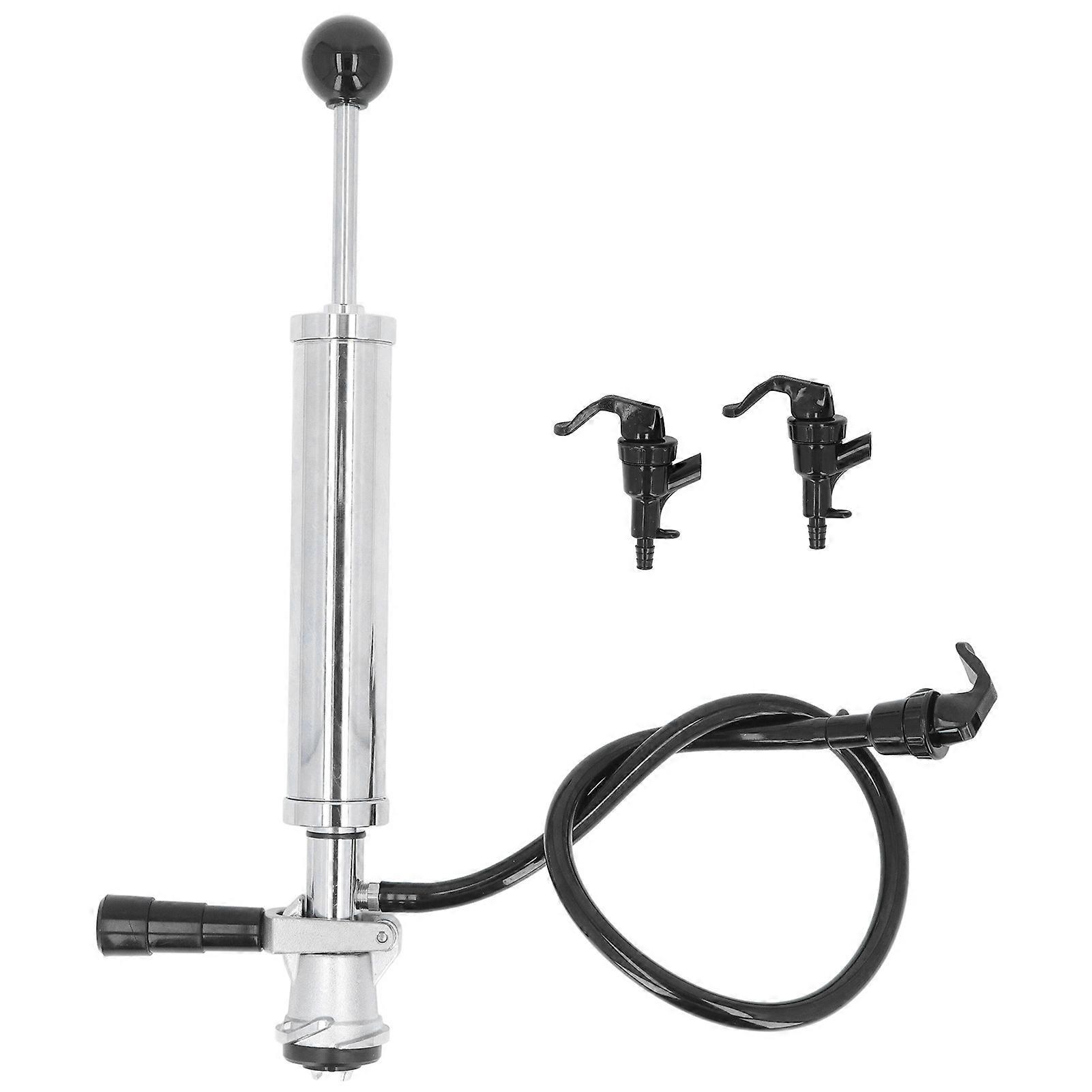 Beer Keg Pump Stainless Steel Spring Lock Party Bar Accessories with Tap for D System 8inch