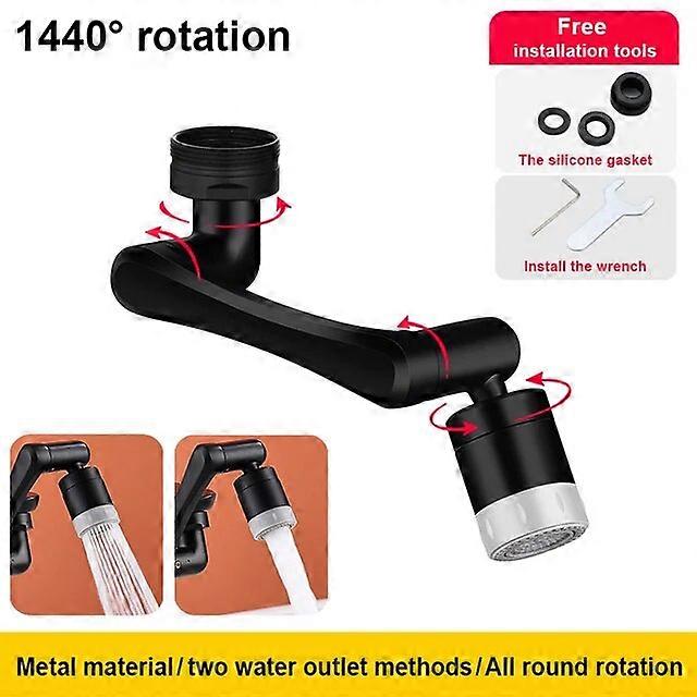 1440 Universal Retractable Rotation Extender Faucet Aerator Mixer Filter Sink Tap Swivel Water Nozzle for Bathroom Kitchen