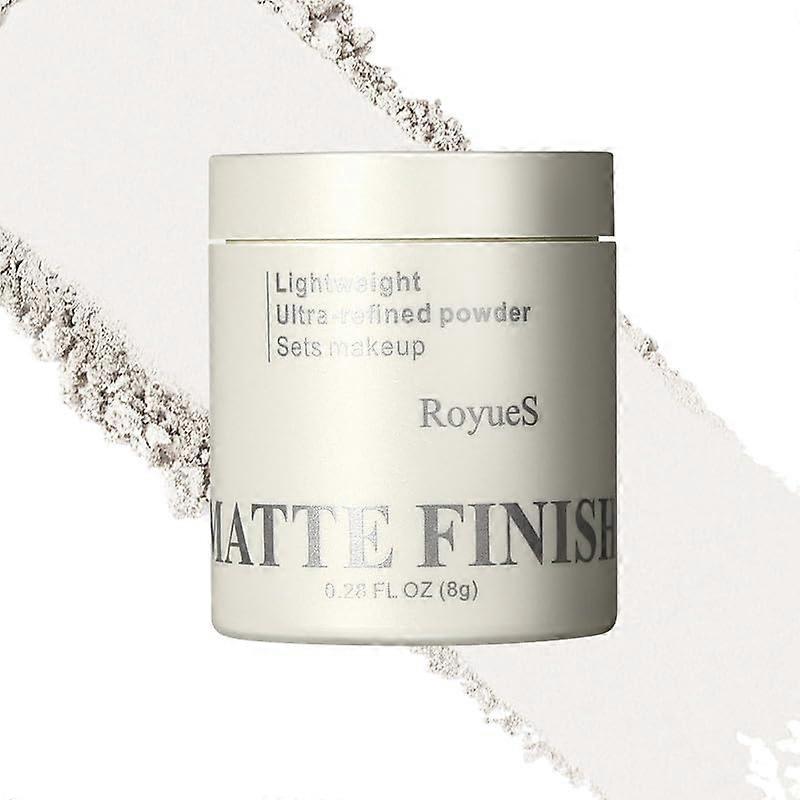 Translucent Setting Powder, Matte Finishing Powder Oil Control for Long Lasting Makeup, Lightweight Loose Powder Waterproof Makes Skin Downy