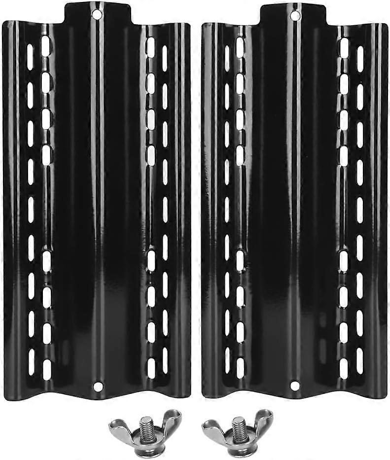 3-Pack Heavy Duty Adjustable Flavorizer Bars & Burner Covers For Gas Grills - Fits 14" To 21.5" Length