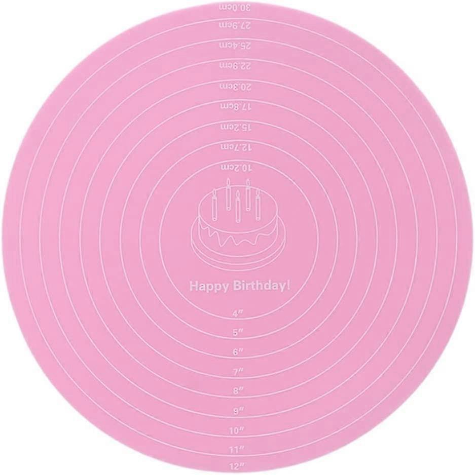 Round Silicone Table Mat Cake