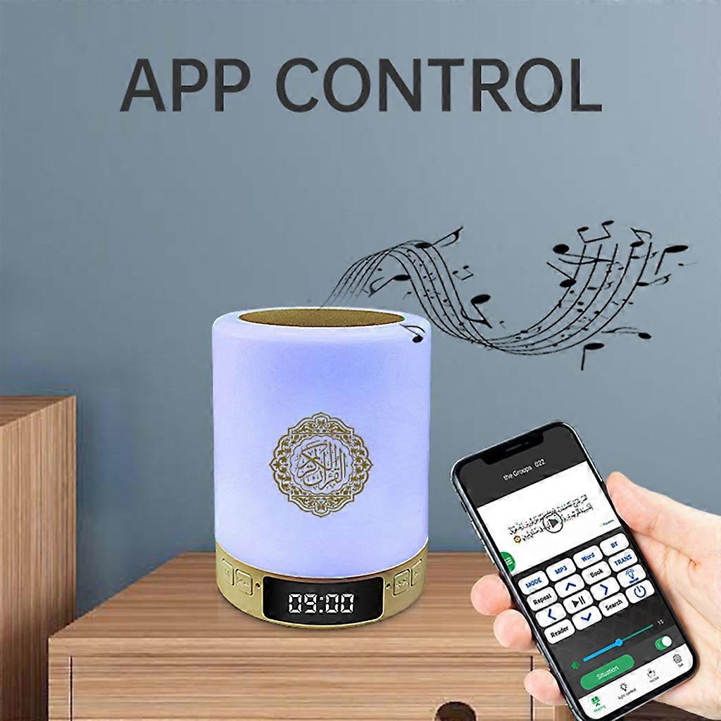 Quran Bluetooth-compatible Speaker LED Night Light APP Control Night Light